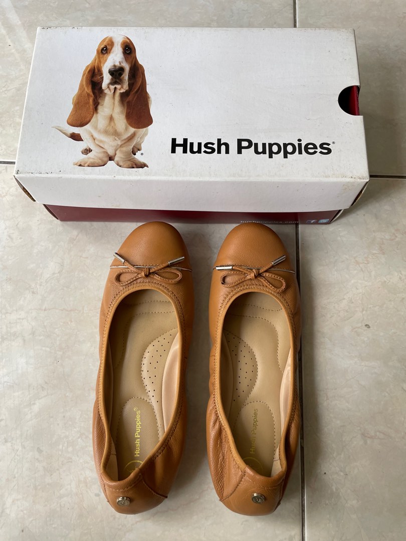 Hush puppies flat ballerina shoes Women s Fashion Footwear