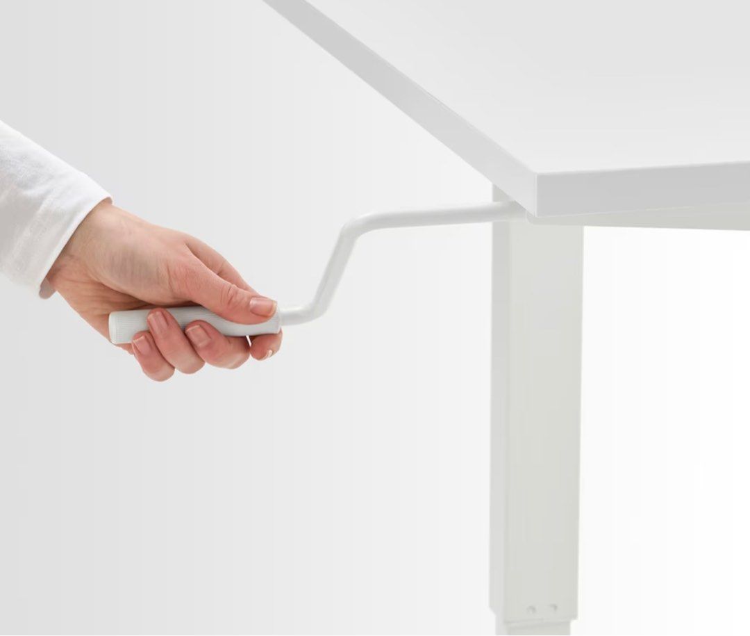 IKEA Height Adjustable Computer Table Desk, Furniture & Home Living