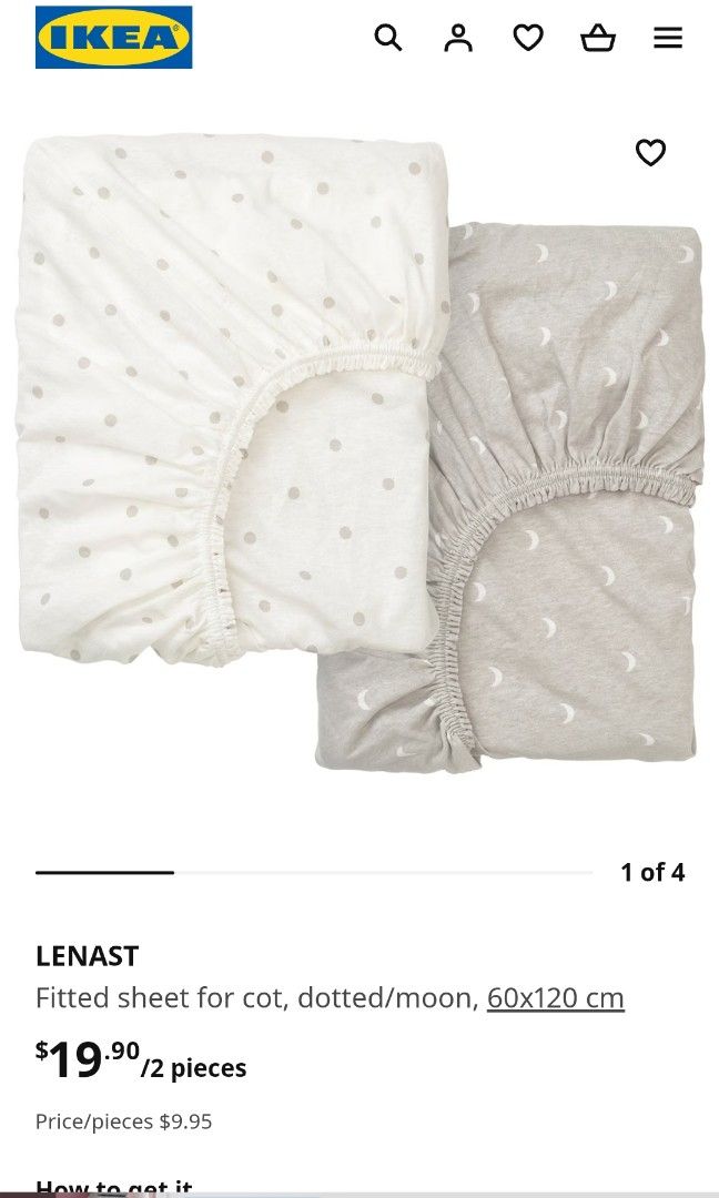 Ikea baby clearance mattress cover