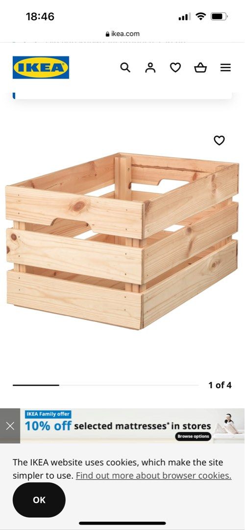 IKEA crates (Large), Furniture & Home Living, Furniture, Other Home