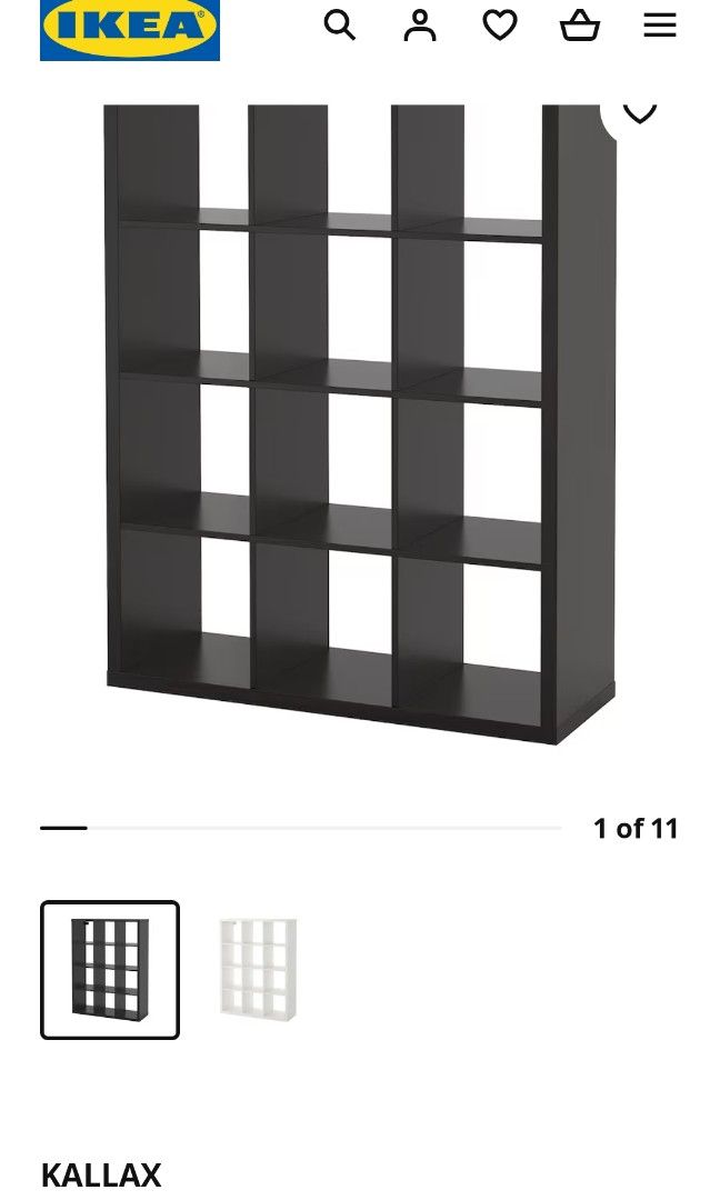 IKEA Kallax Shelf (4 by 3), Furniture & Home Living, Furniture, Shelves, & Racks on