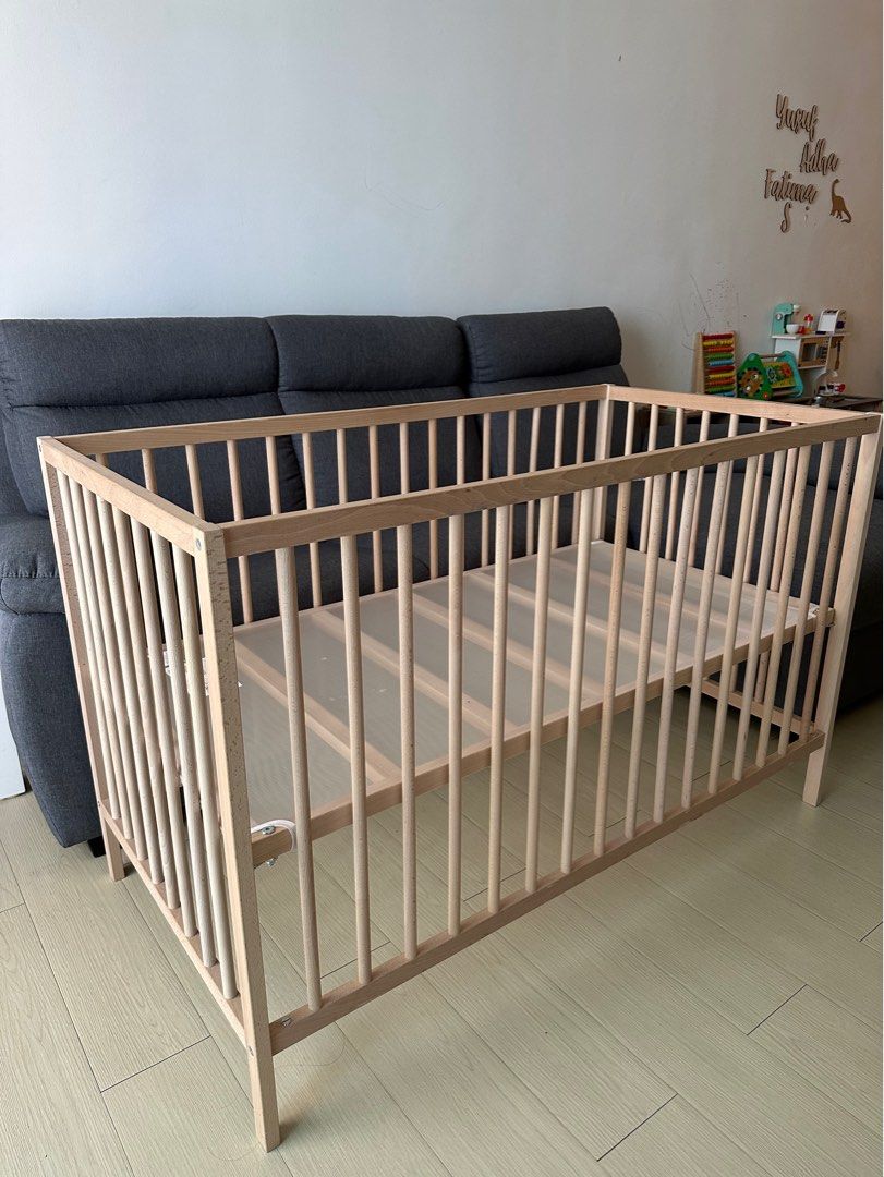 Ikea Sniglar Cot without mattresses , Babies & Kids, Baby Nursery