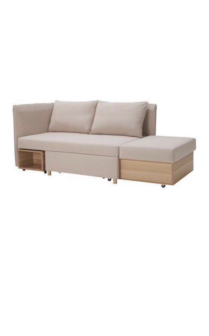 Ikea Stocksbo Sofa Bed Convertible to 3 Seater Furniture Home
