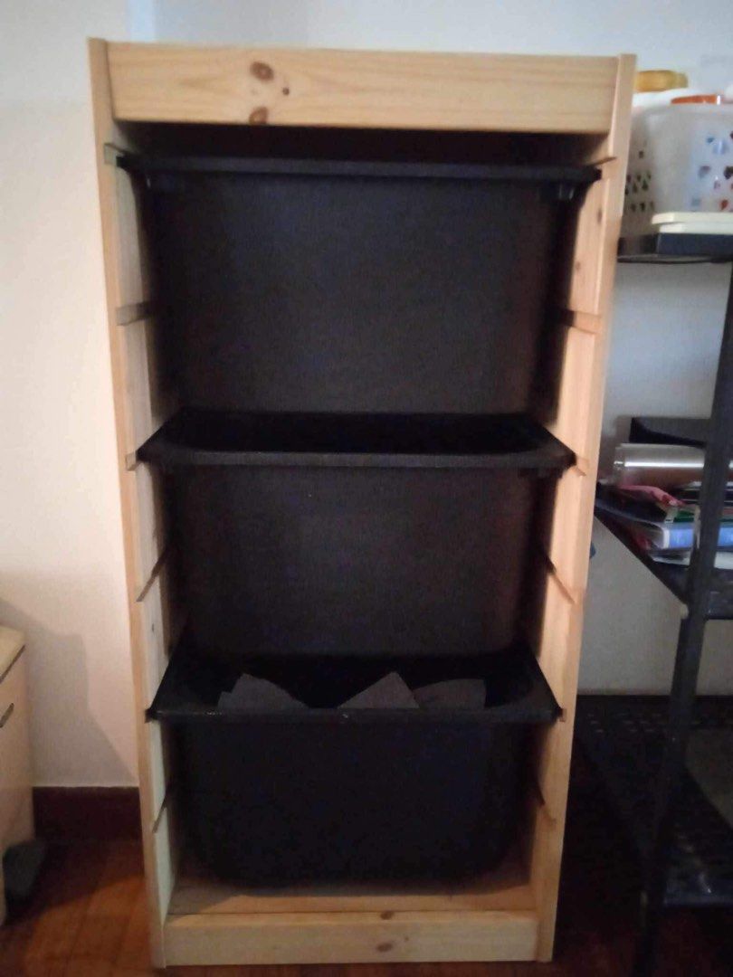 Ikea storage shelves drawer, Furniture & Home Living, Furniture