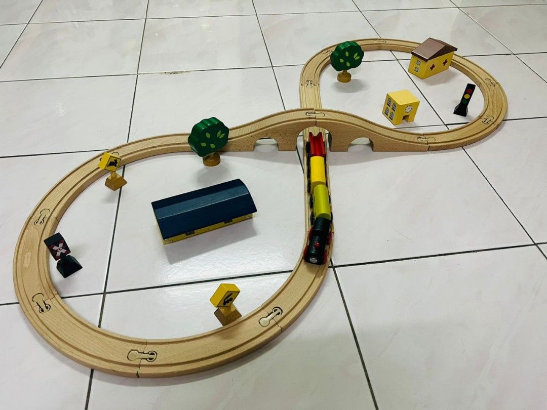Ikea Wooden Railway Train Track Playset Hobbies Toys Toys