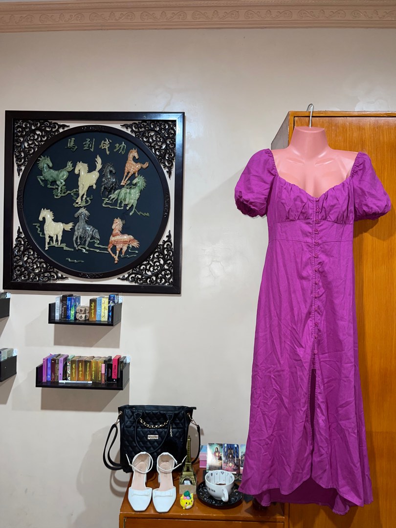 INDEFEIR purple dress (UK Brand) on Carousell