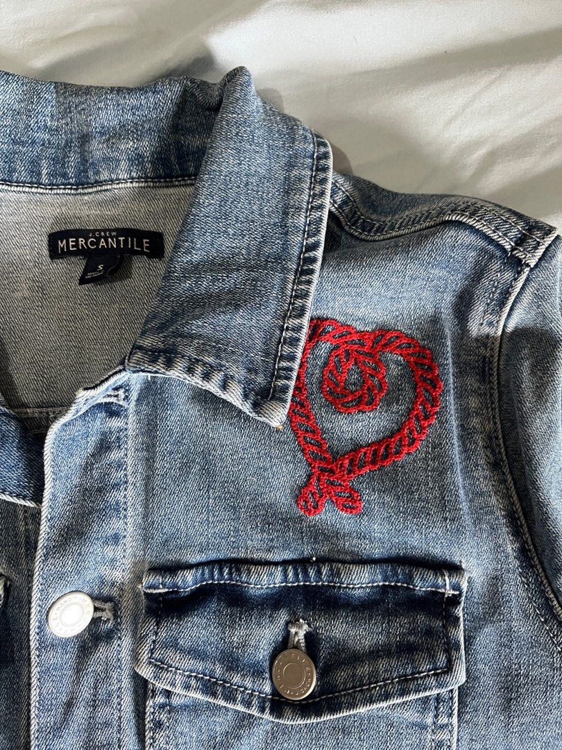 J crew mercantile denim on sale jacket