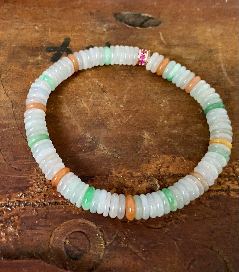 Glass jade clearance bracelet