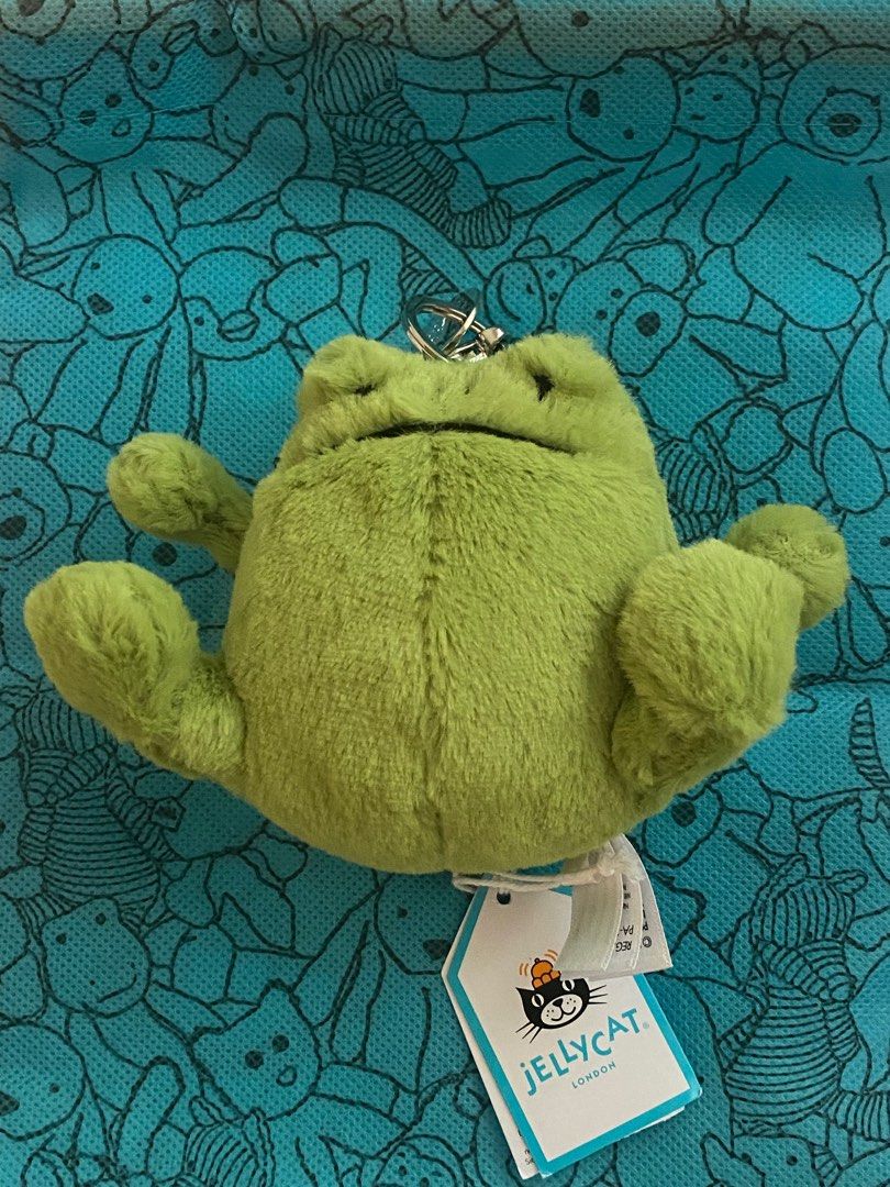 Jellycat Ricky Rain Frog Bag Charm, Hobbies & Toys, Toys & Games on  Carousell