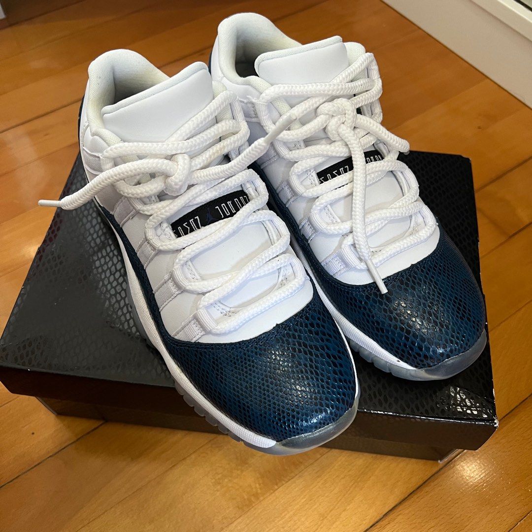 Jordan 11 retro low snake navy 2019 shop