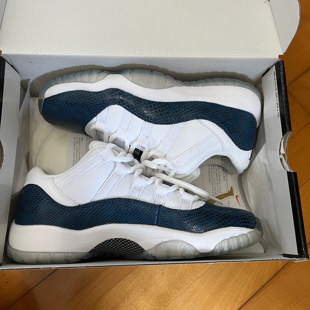 Jordan 11 retro on sale low snake navy 2019