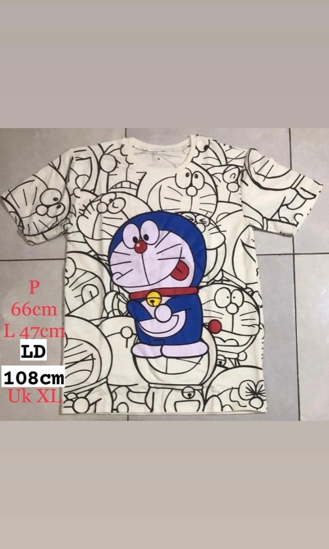 Kaos Doraemon Fesyen Wanita Pakaian Wanita Atasan Di Carousell 