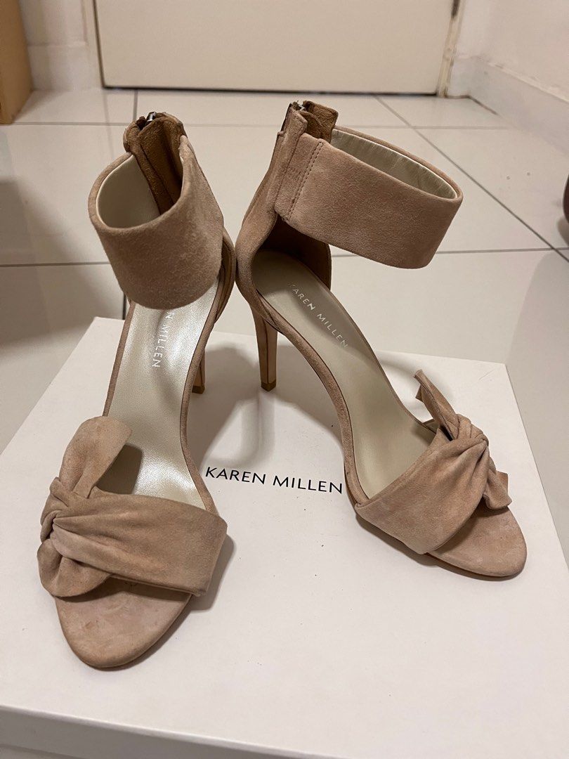 Karen millen suede platform pumps cheap