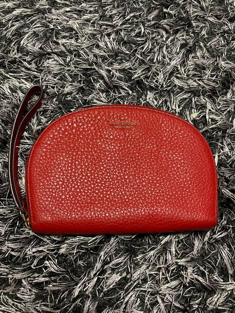 Kate Spade wristlet Half Moon WLRU5464 Jackson Hotchili No Tag