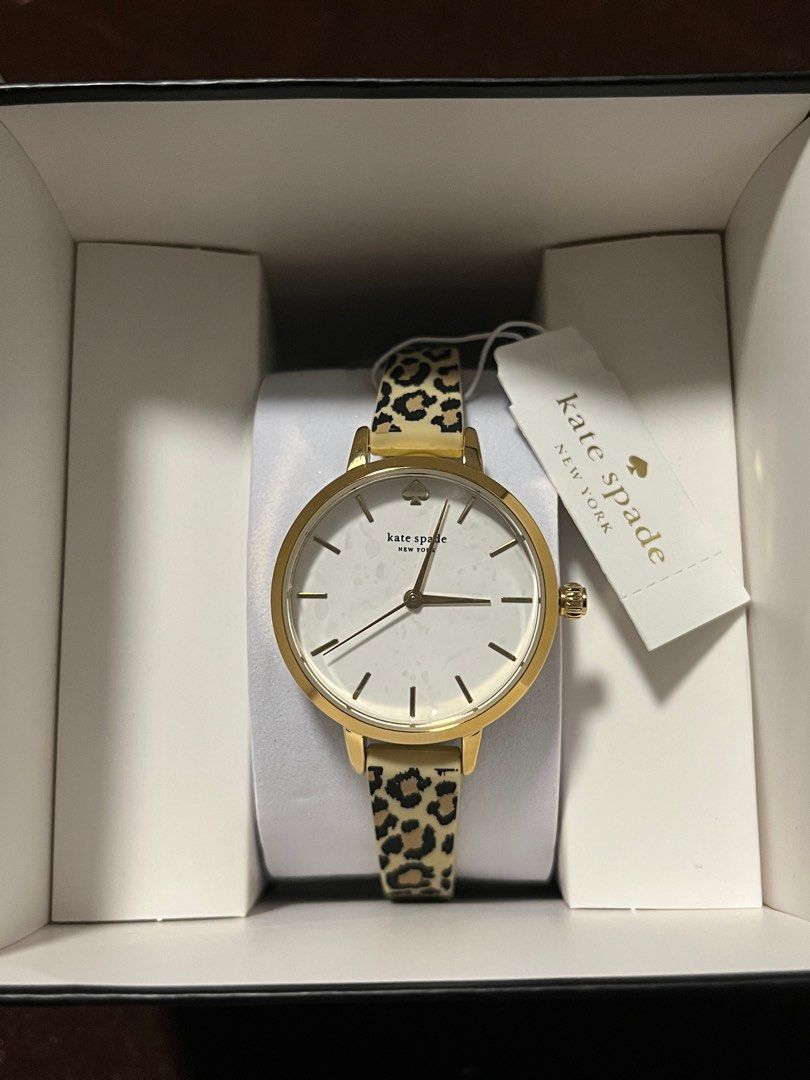 Kate spade discount leopard watch band