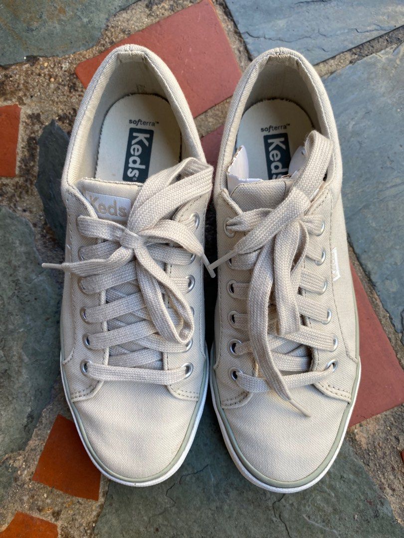 Keds LIFESTYLE Jump Kick Organic Cotton Sneakers Grey Women s
