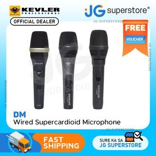 KEVLER DM Series Precision Crafted Super Cardioid Dynamic Microphone with Dual 15" Bass Reflex and 10M Cable for Karaoke System | DM-750, DM-850, DM-950 | JG Superstore