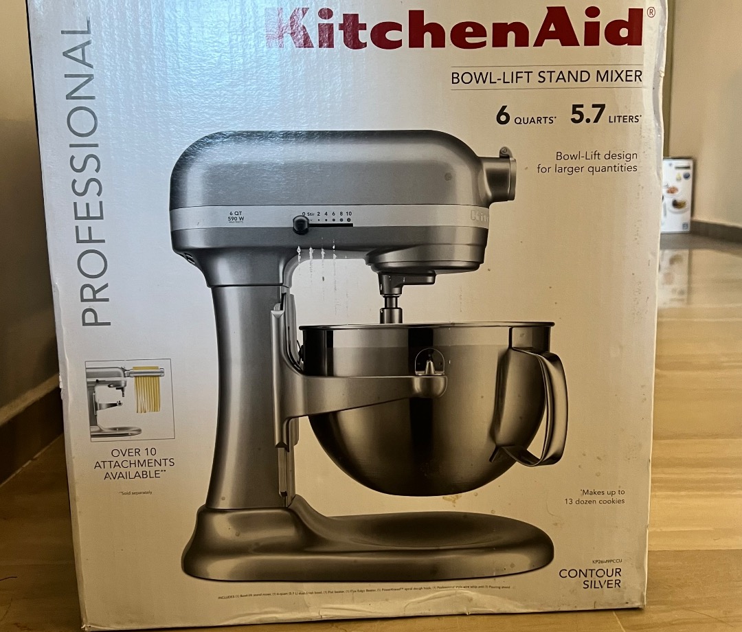 KitchenAid Professional 6 quart 590W Bowl-Lift Stand Mixer | Silver |  GIFT!!!