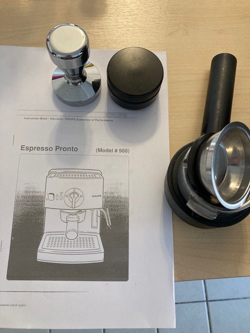 Krups Espresso Machine Pronto 988, TV & Home Appliances, Kitchen