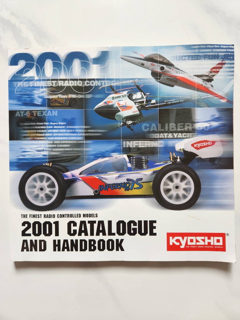 Kyosho Radio Controlled Models 2001 Catalogue & Handbook, Hobbies