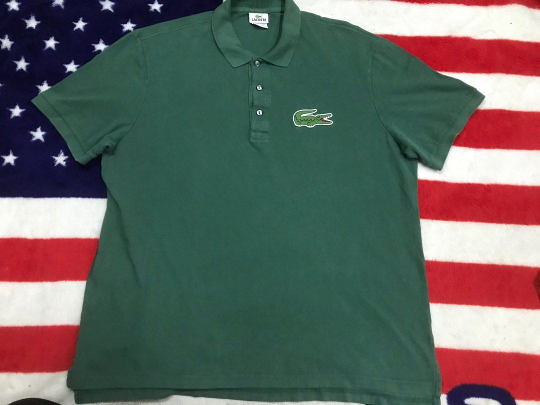Lacoste polo clearance shirt big logo