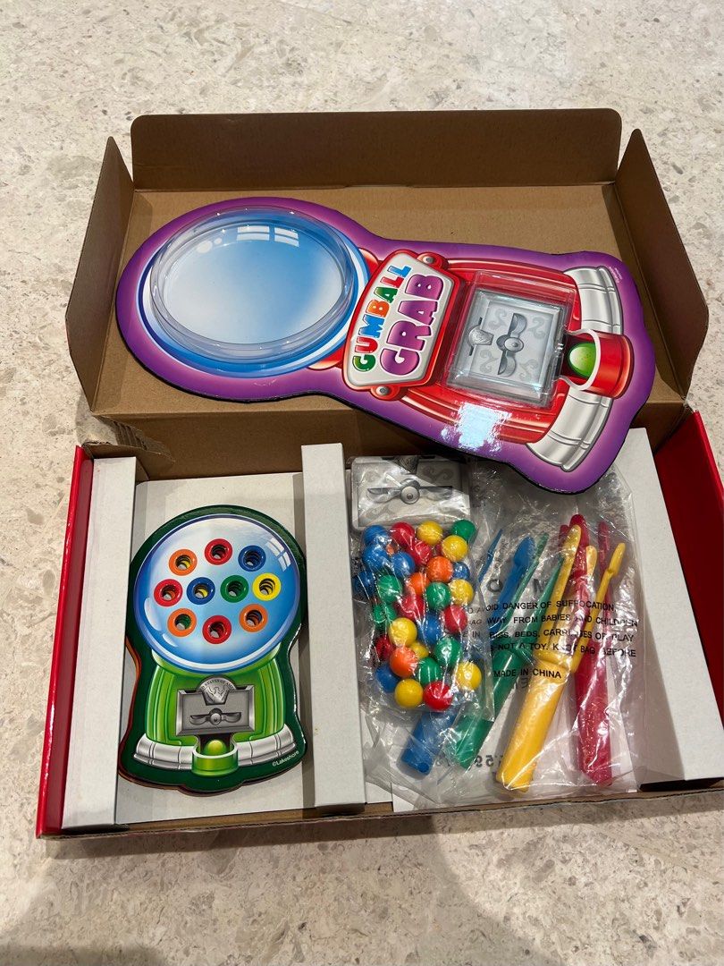 Lakeshore Gumball Grab Prewriting game, Hobbies & Toys, Toys & Games on Carousell
