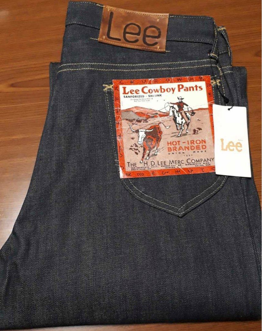 Lee 02101 101B W33 WW2 REAL VINTAGE COWBOY 40s 1942 大戦, 男裝, 褲 