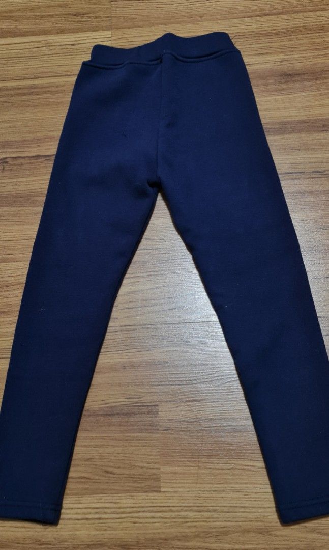 Girls navy blue leggings sale