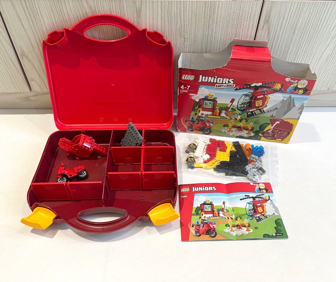 Lego 10685 Fire Suitcase Discontinued set Firefighters and