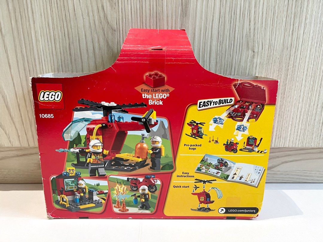 Lego juniors 2025 fire suitcase