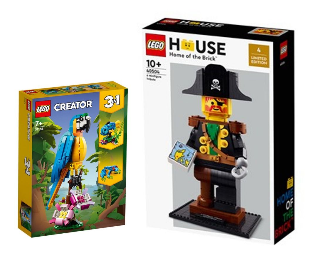 Lego parrot minifigure sale