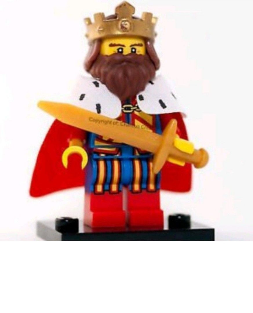 Lego 71008 Series 13 Minifigs Classic King 國皇連底板說明書包裝袋