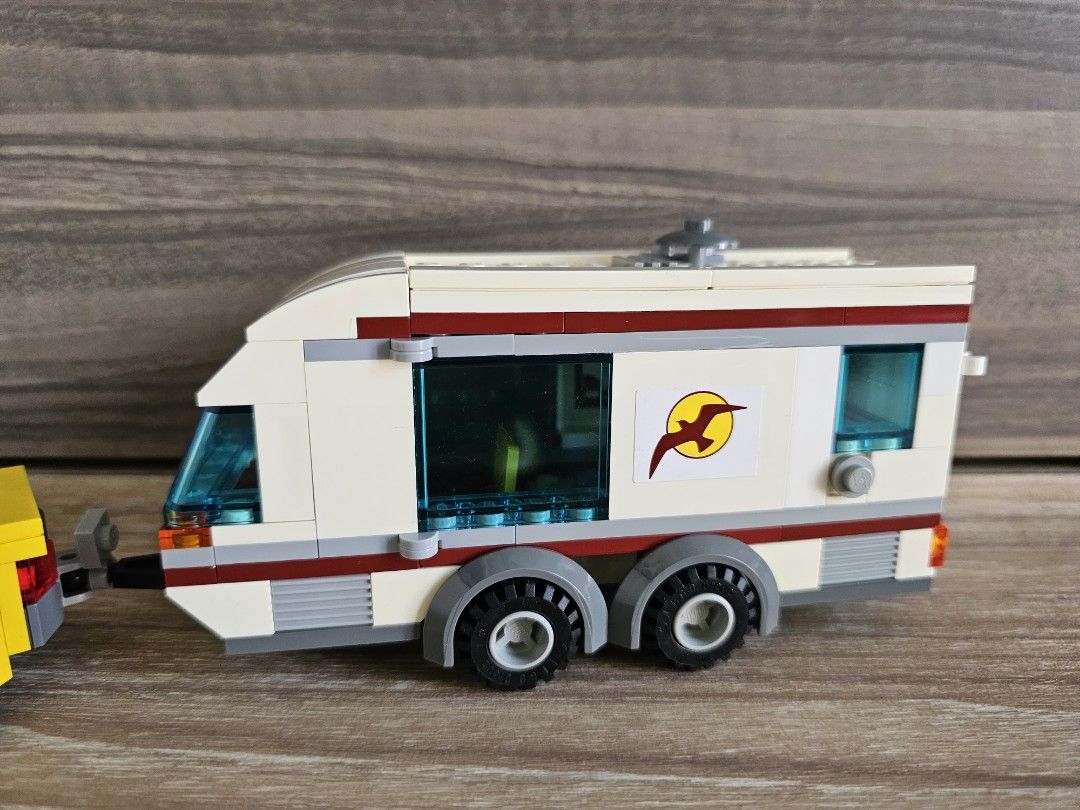 Lego city town car and caravan 4435 top