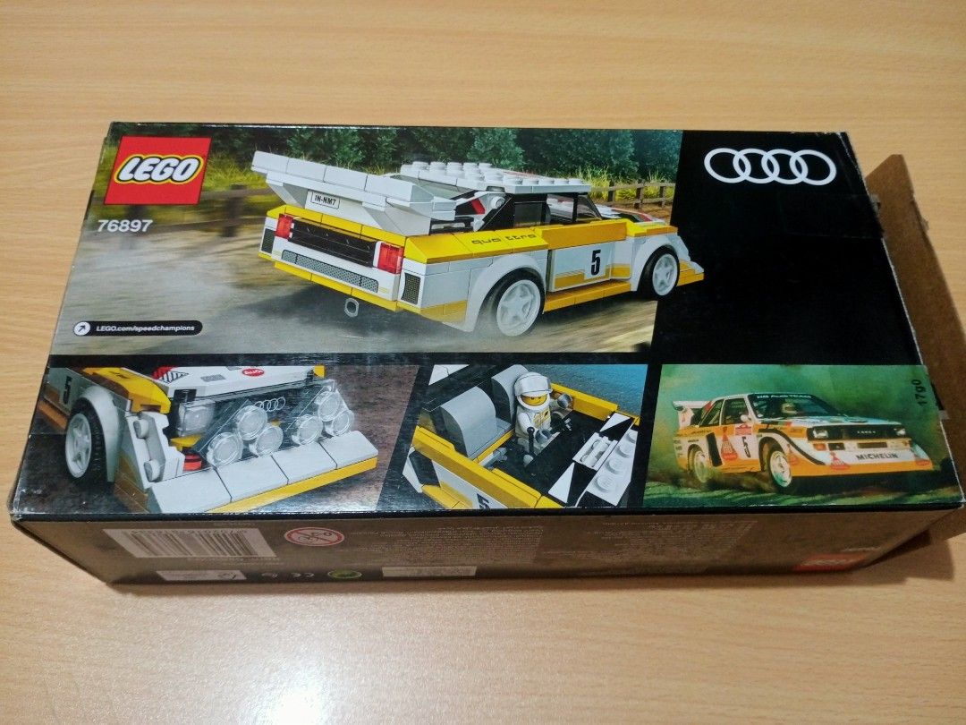 LEGO Speed Champions 1985 Audi Sport quattro S1 76897 (PRELOVED), Hobbies &  Toys, Toys & Games on Carousell