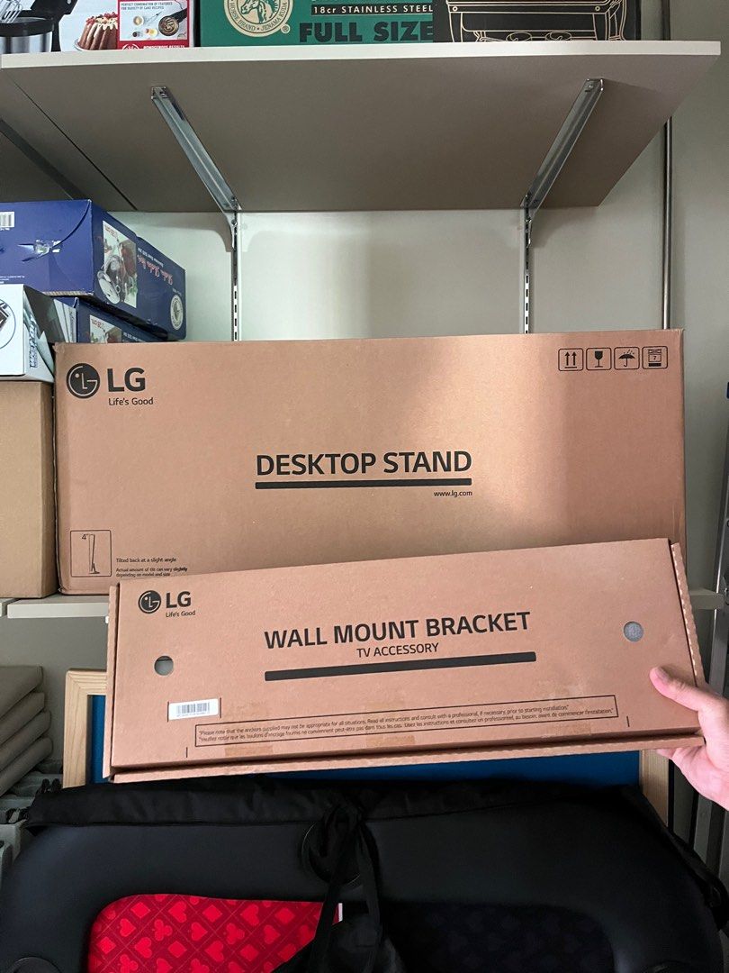 LG TV stand and wall mount, TV & Home Appliances, TV & Entertainment