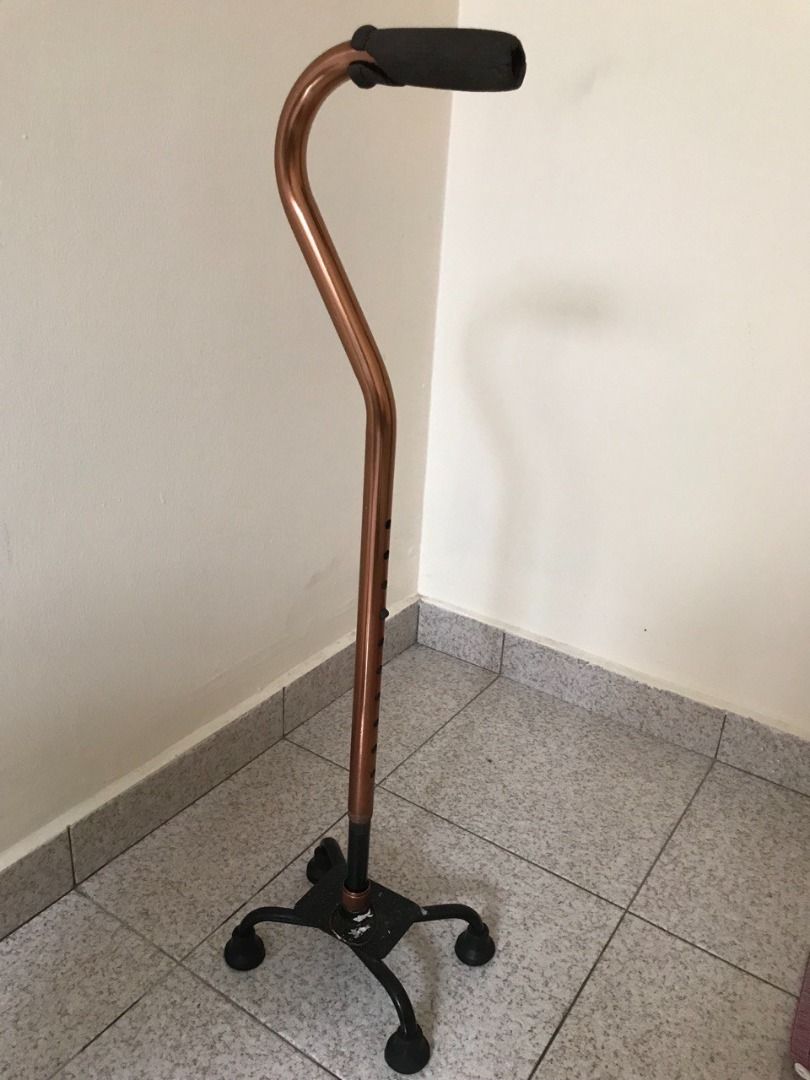 Lifeline Lightweight Aluminium Walking Cane/Quad Cane, Health