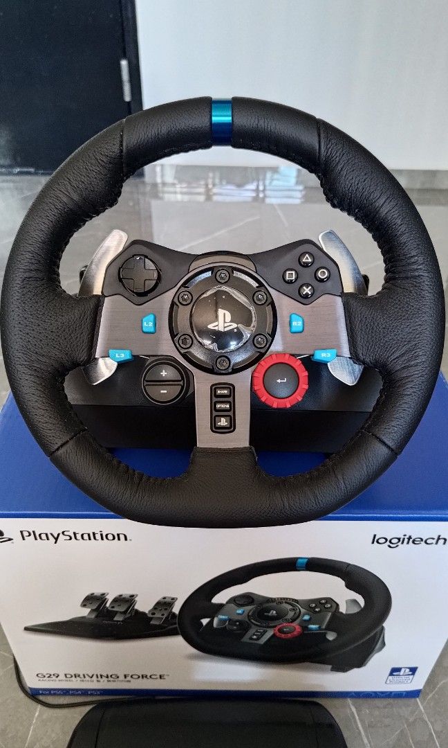 Logitech G29 Driving Force steering wheel set, Video Gaming, Gaming Accessories, Controllers on