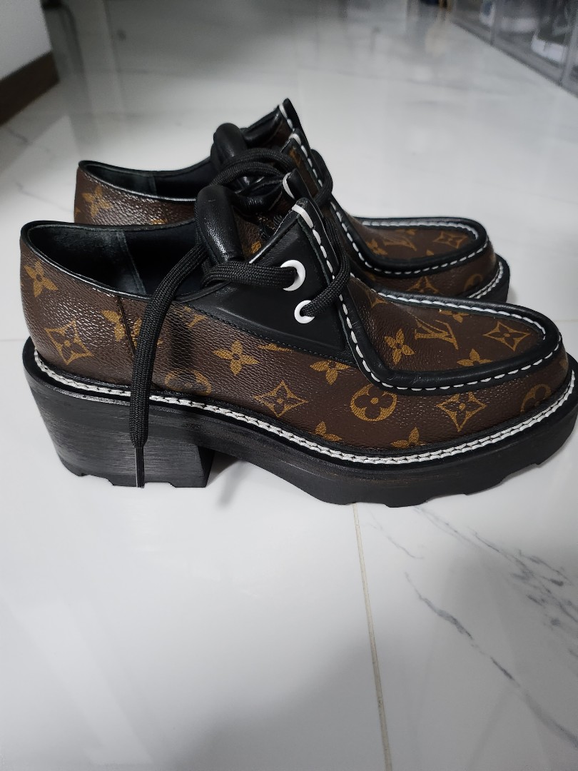 LOUIS VUITTON Beaubourg Platform Derby SHOE REVIEW, Pricing, Wear and Tear,  Sizing