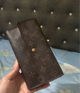 Authentic Louis Vuitton Trifold Long Wallet, Luxury, Bags