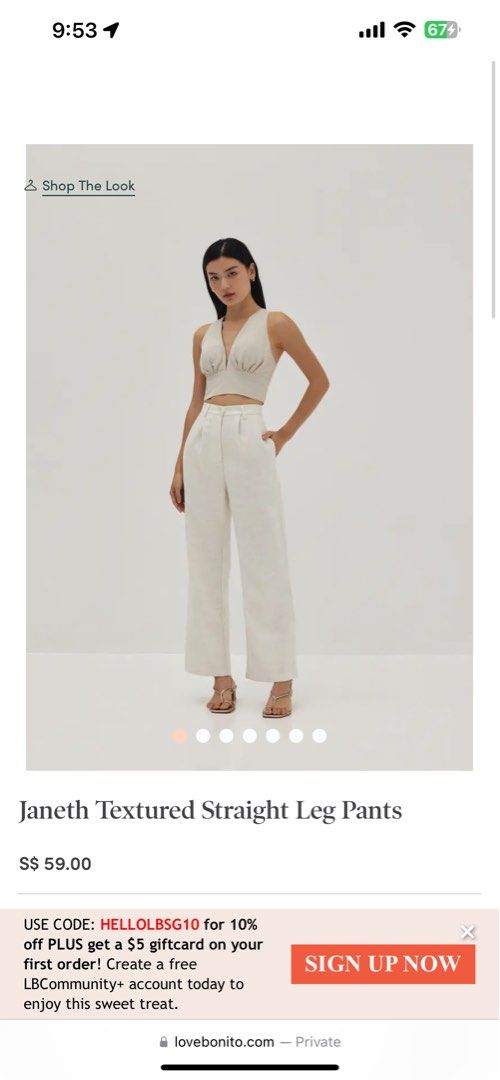 Buy Morie Regular High Waist Straight Leg Pants (2022 Version) @ Love,  Bonito, Shop Women's Fashion Online