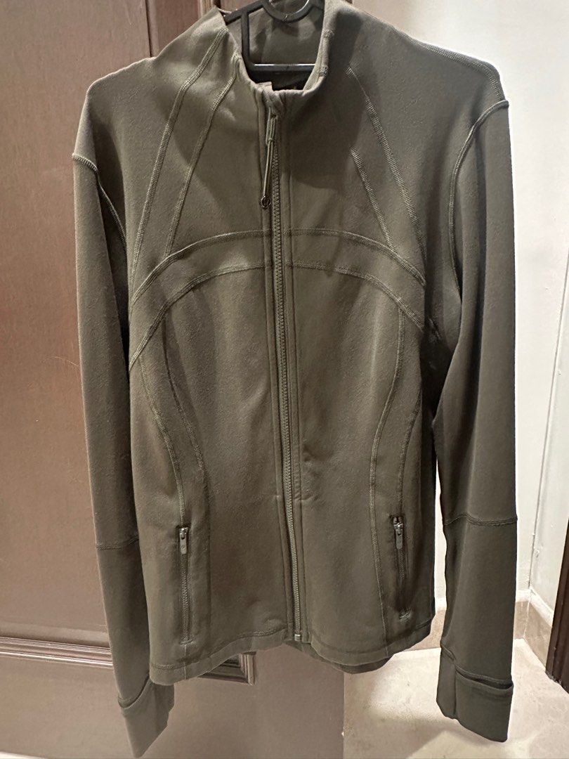 lululemon define jacket nulu - rhino grey, Women's Fashion, Activewear on  Carousell