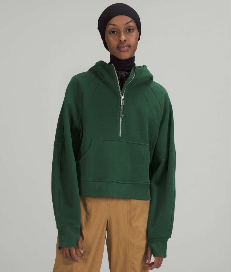 lululemon scuba half zip hoodie, Women's Fashion, Coats, Jackets