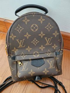 Louis Vuitton LV GHW Palm Springs Mini Backpack Rucksack Monogram