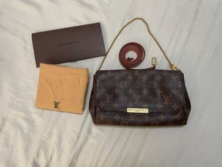Louis Vuitton favourite MM damier, Luxury, Bags & Wallets on Carousell