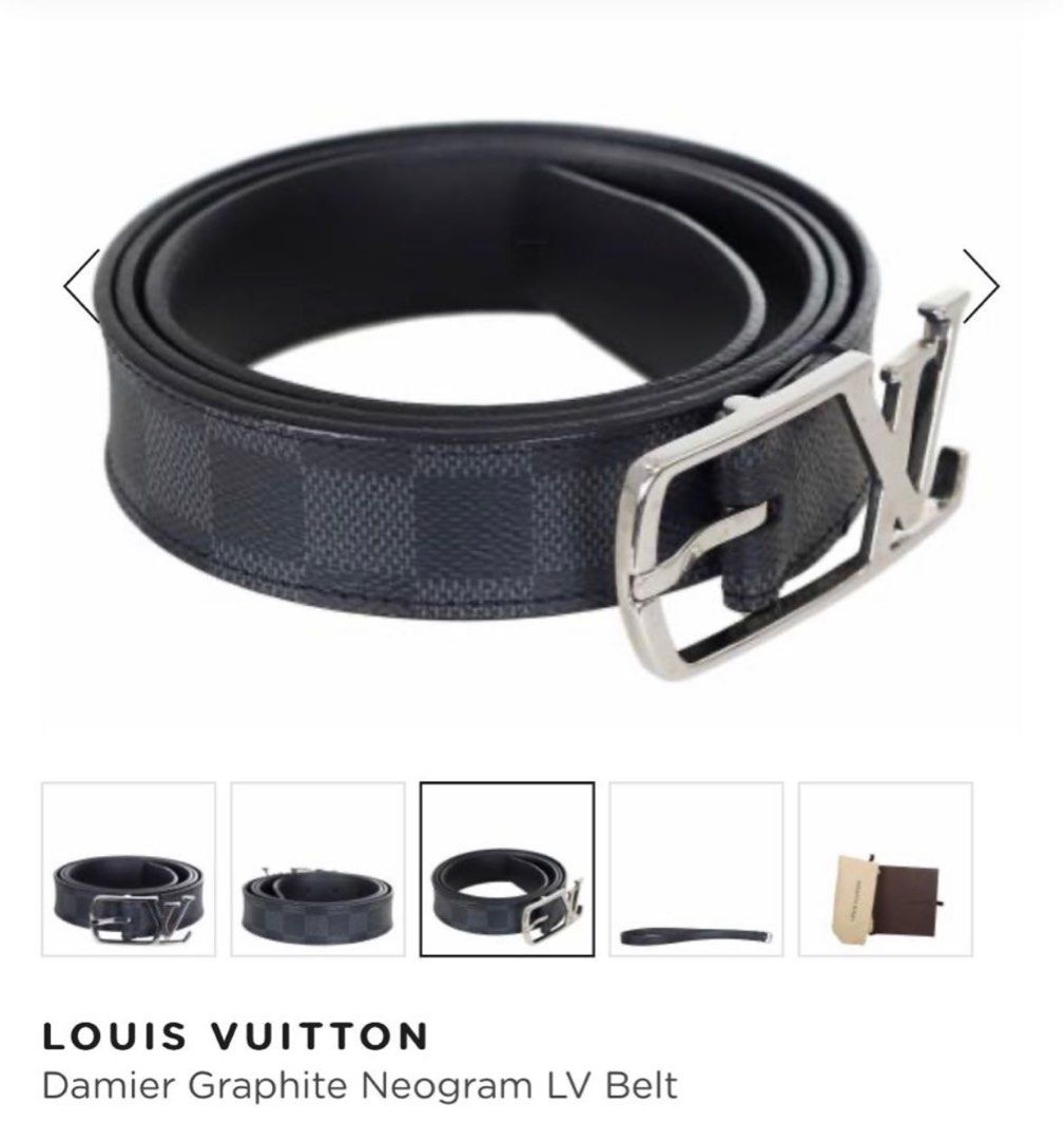 LOUIS VUITTON Louis Vuitton Sun Tulle neogram belt M6058U notation