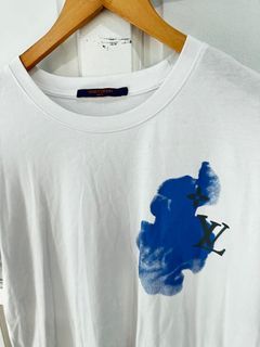 Buy Replica Louis Vuitton White Logo Printed T-Shirt - Buy
