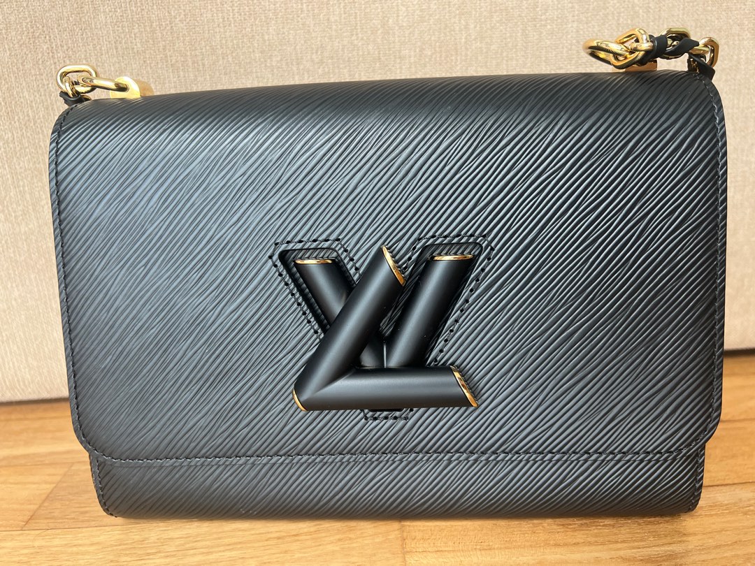 LV Twist PM Black EPI Leather, Luxury, Bags & Wallets on Carousell