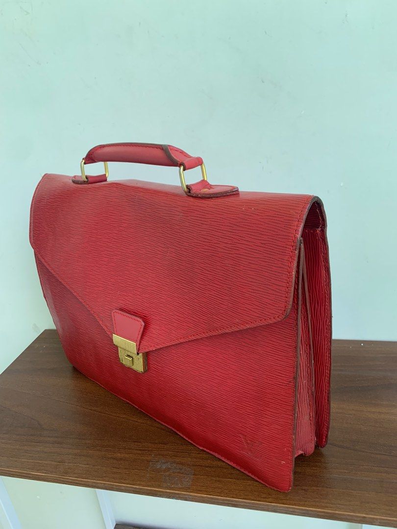 LV Vintage Briefcase w/Code Lock L 15” H10” W4” on Carousell