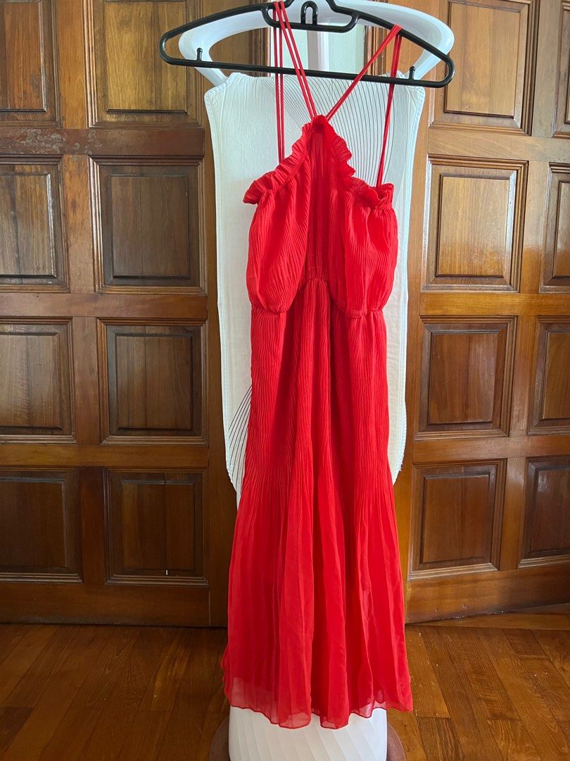 formal halter top dress Nox Anabel JW985 Long Fitted Wedding Dress main image 0