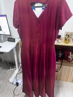 Maroon Dress